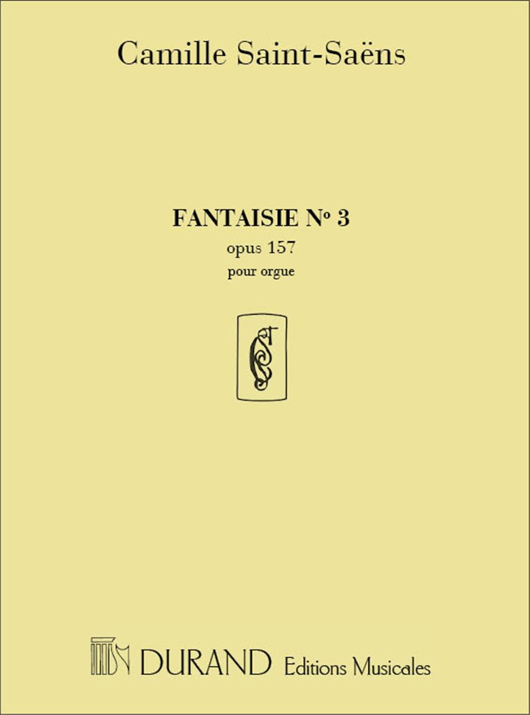 Fantaisie No. 3 - op.157 - Orgue